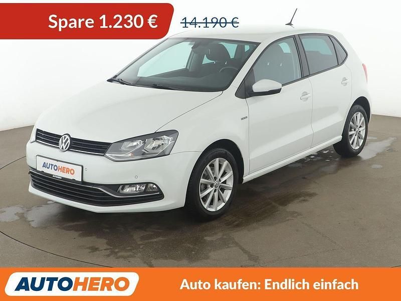 Gebraucht VW Polo LOUNGE 90 PS (66 kW) 2015 Weiß Kleinwagen