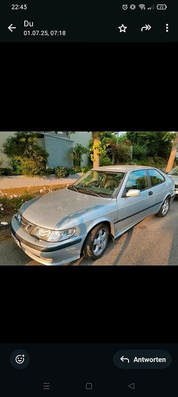 Gebraucht Saab 9-3 2002 Silber Coupé