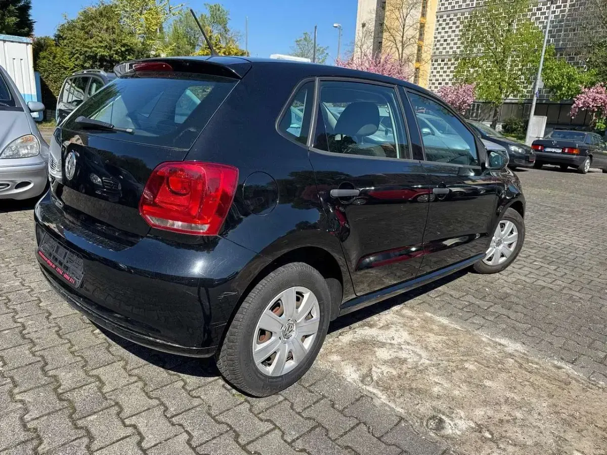 Gebraucht VW Polo Trendline 60 PS (44 kW) 2011 Schwarz Kleinwagen