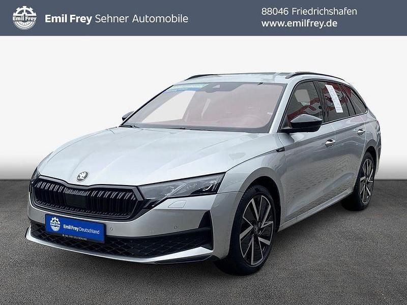 Silber Neu 2025 Skoda Octavia SportLine Kombi | 42.570 € - Bild 1/4