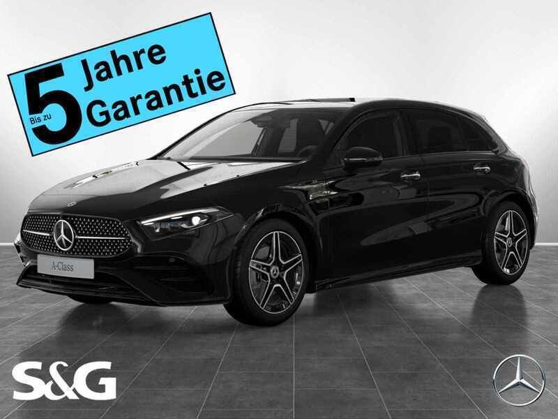 Unilack nachtschwarz Gebraucht 2025 Mercedes A200 AMG Limousine | 39.998 € (Teuer) - Bild 1/4