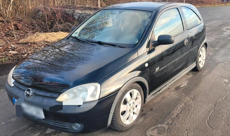 Schwarz Gebraucht 2002 Opel Corsa Kleinwagen | 500 € (Superpreis) - Bild 1/4
