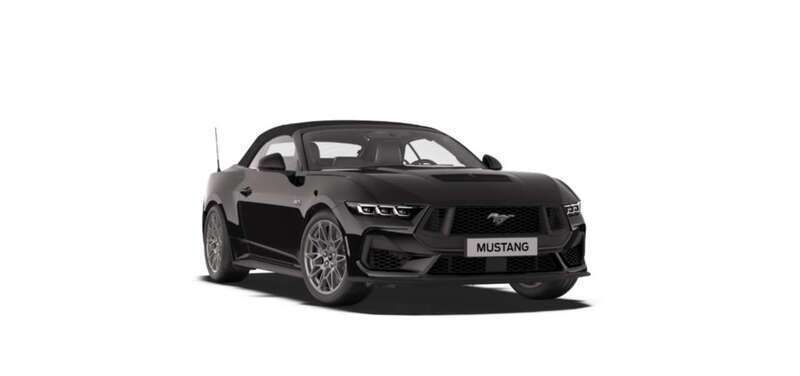 Absolute black Neu 2025 Ford Mustang GT Convertible Cabrio | 58.200 € (Guter Preis) - Bild 1/4