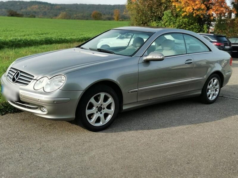 Beige Gebraucht 2004 Mercedes CLK240 Elegance Coupé | 2.999 € (Superpreis) - Bild 1/4