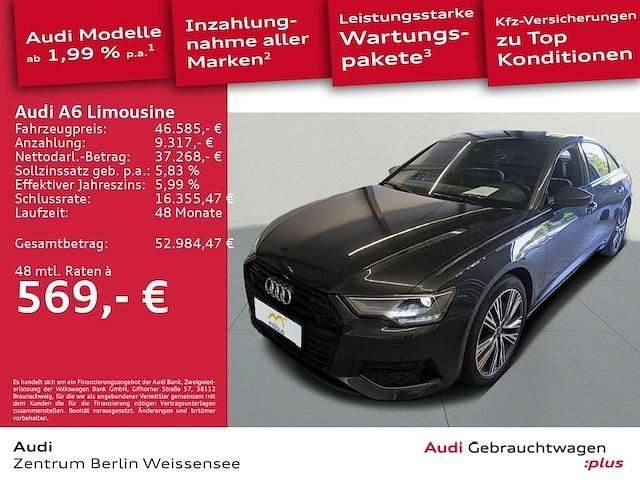 Grau Gebraucht 2022 Audi A6 Advanced Limousine | 46.585 € (Superpreis) - Bild 1/4