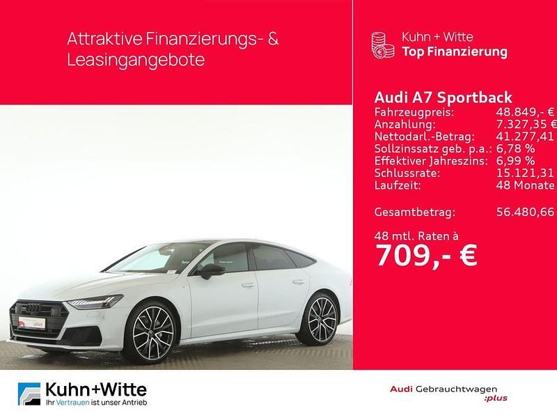 Gebraucht Audi A7 S-Line 245 PS (180 kW) 2022 Weiß Limousine