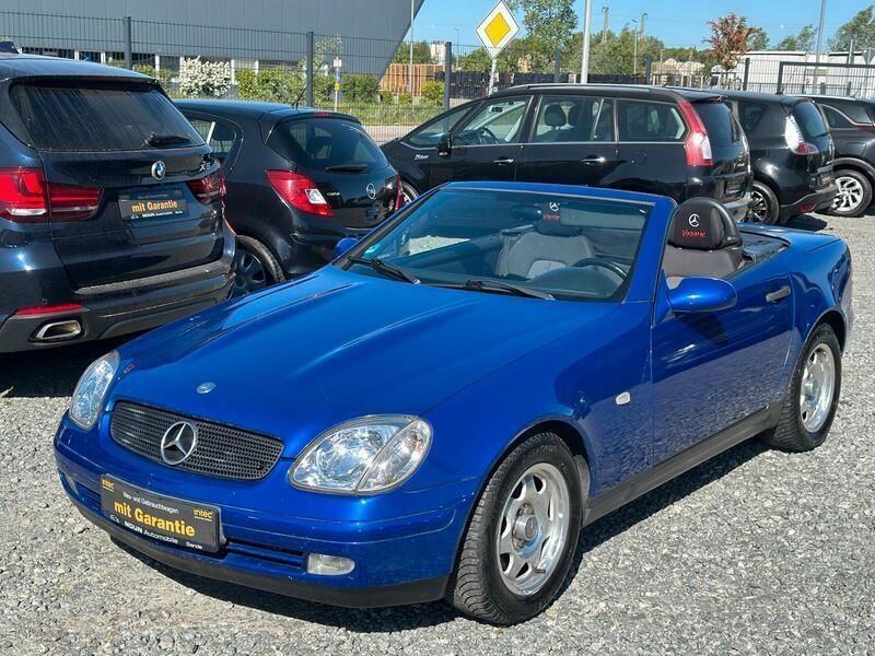 Blau Gebraucht 1999 Mercedes SLK200 Cabrio | 3.999 € (Fairer Preis) - Bild 1/4