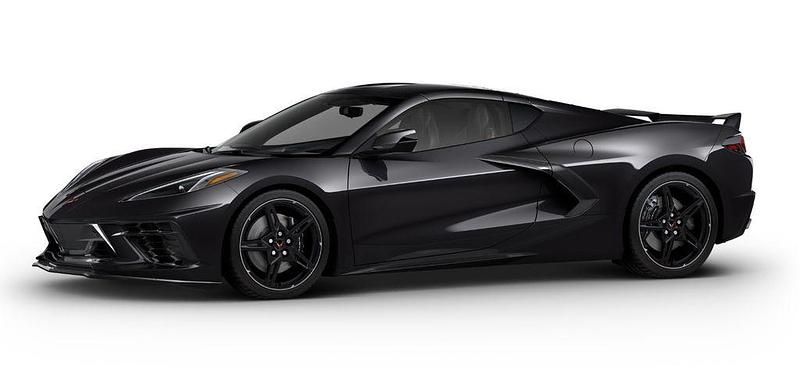 Neu Corvette C8 481 PS (353 kW) 2025 Schwarz Coupé