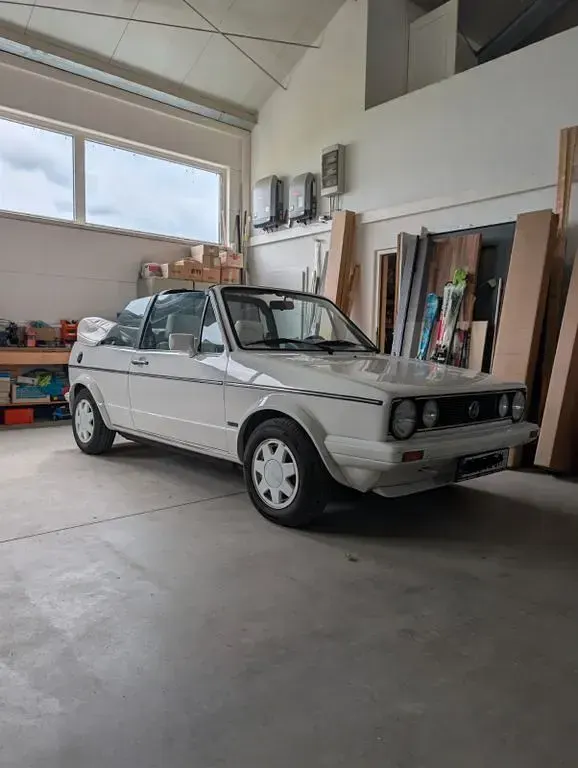 Gebraucht VW Golf Cabriolet 90 PS (66 kW) 1986 Weiß Cabrio