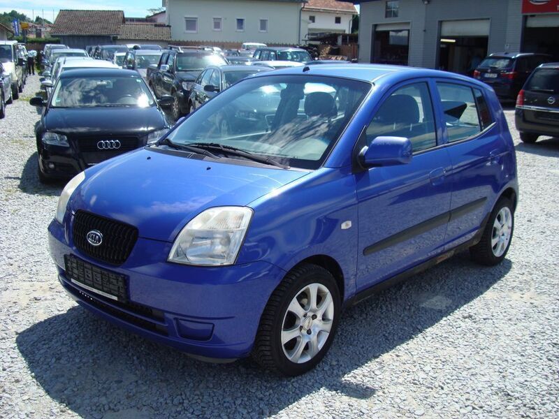 Gebraucht Kia Picanto 65 PS (47 kW) 2007 Blau metallic Kleinwagen