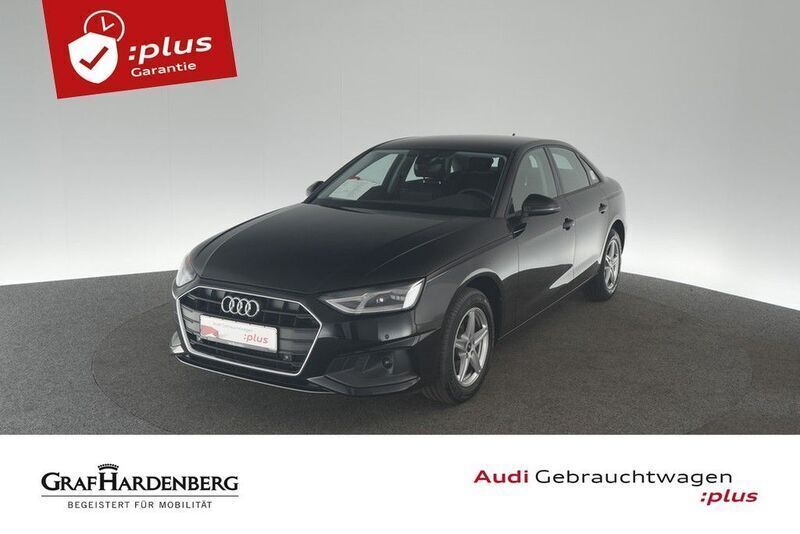 Brillantschwarz Gebraucht 2022 Audi A4 Limousine | 25.890 € (Superpreis) - Bild 1/4