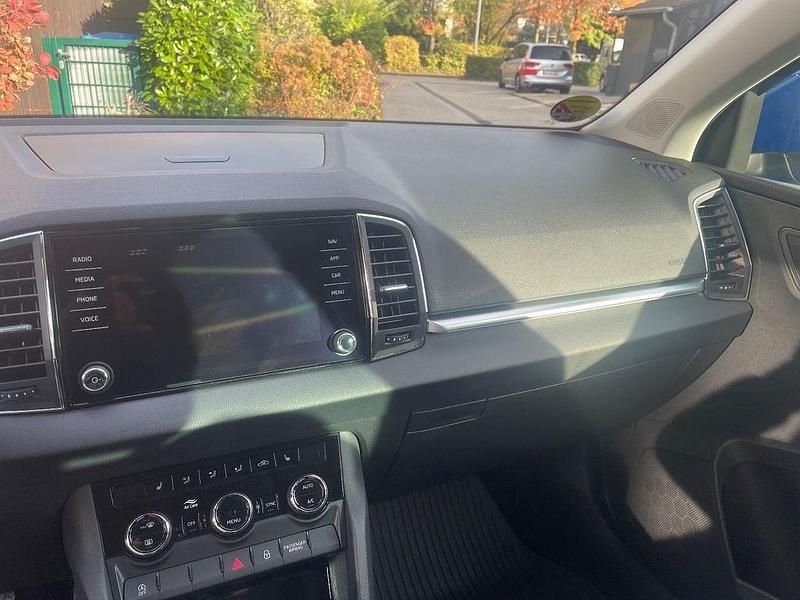 Gebraucht Skoda Karoq Clever 110 PS (80 kW) 2021 Blau SUV