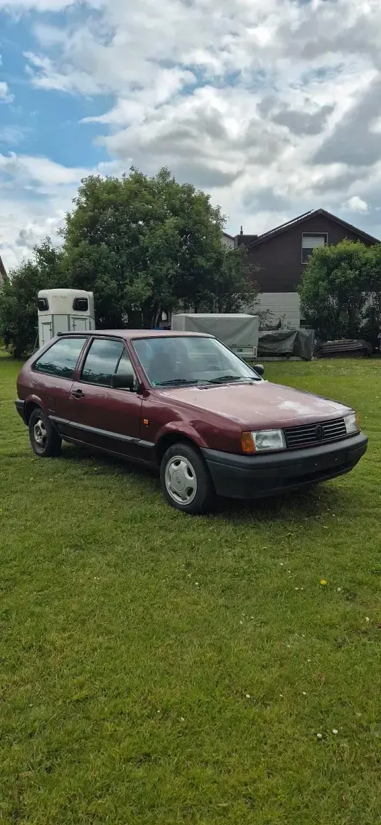 Käytetty VW Polo 45 HP (33 kW) 1993 Punainen Coupe - kaksiovinen