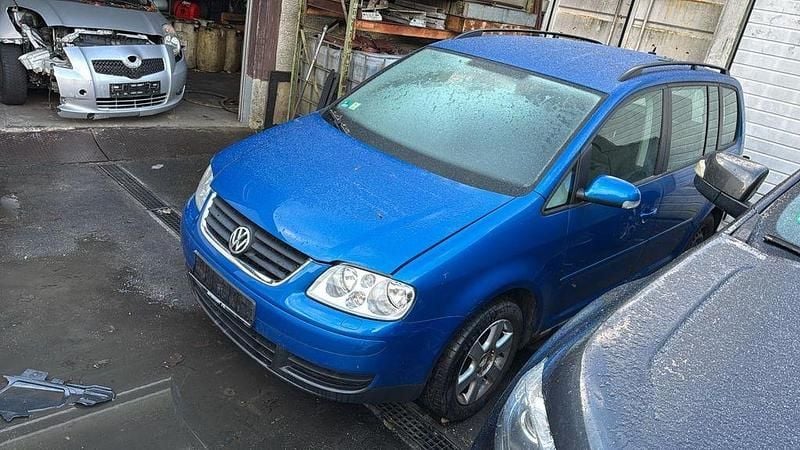 Gebraucht VW Touran Goal 109 PS (80 kW) 2006 Blau Van / Kleinbus