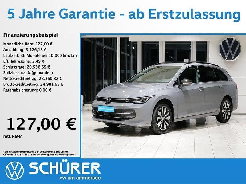 Mondsteingrau Gebraucht 2025 VW Golf VIII Goal Kombi | 27.897 € (Superpreis) - Bild 1/4