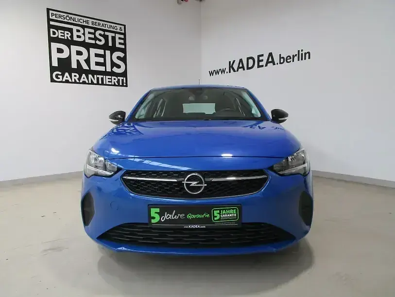 Gebraucht Opel Corsa 101 PS (74 kW) 2022 Perl blau/voltaik blau (metallic) Kleinwagen