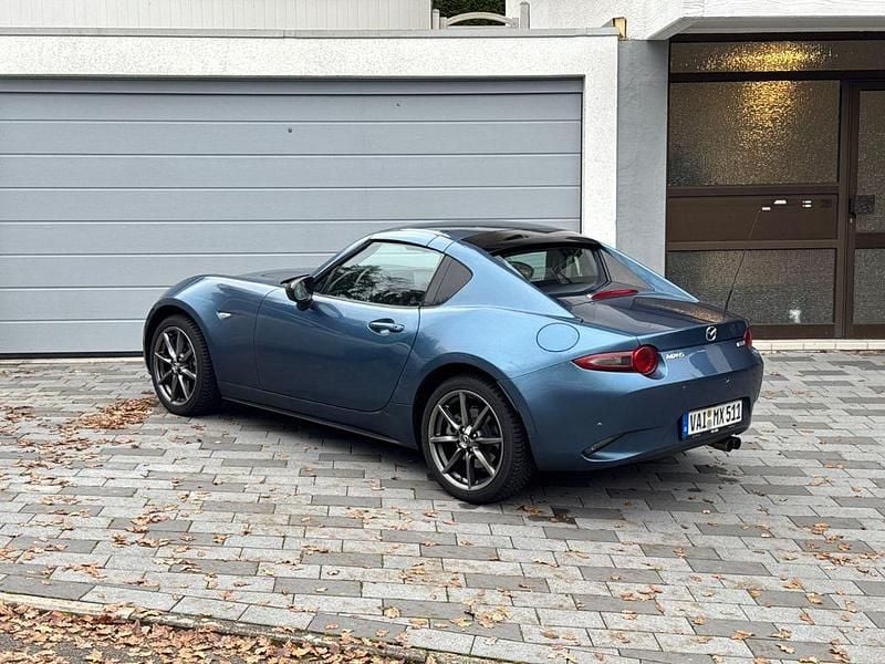 Blau Gebraucht 2018 Mazda MX5 Exclusive-Line Cabrio | 19.300 € (Fairer Preis) - Bild 1/4