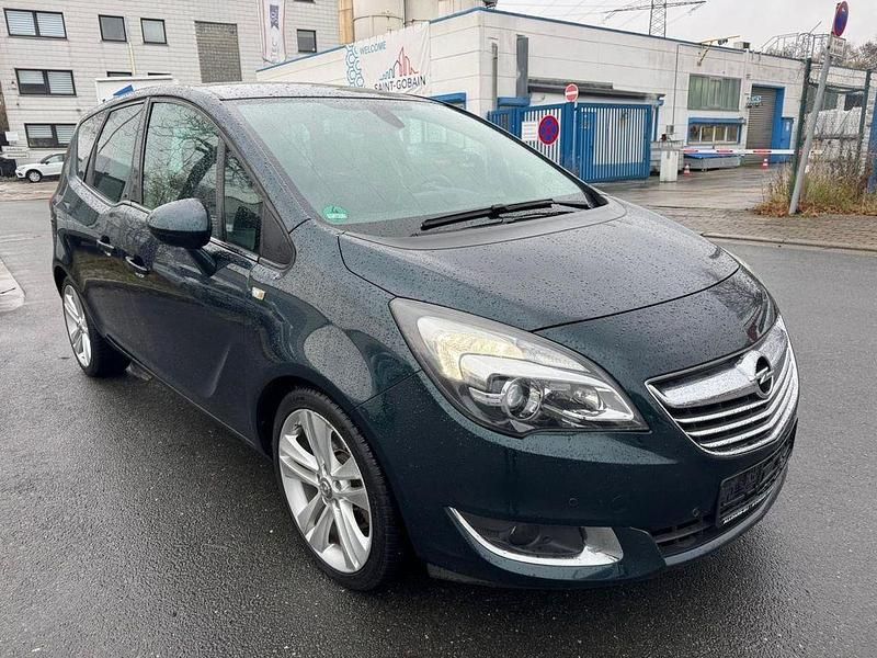 Grün Gebraucht 2014 Opel Meriva Innovation Van / Kleinbus | 6.950 € (Guter Preis) - Bild 1/4