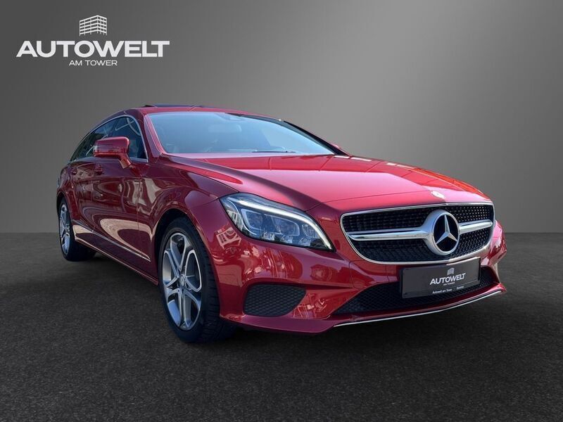 Designo rot metallic Gebraucht 2016 Mercedes CLS350 Shooting Brake Kombi | 29.870 € (Etwas zu teuer) - Bild 1/4