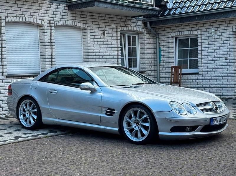 Silber Gebraucht 2003 Mercedes SL500 AMG Cabrio | 15.500 € (Teuer) - Bild 1/4
