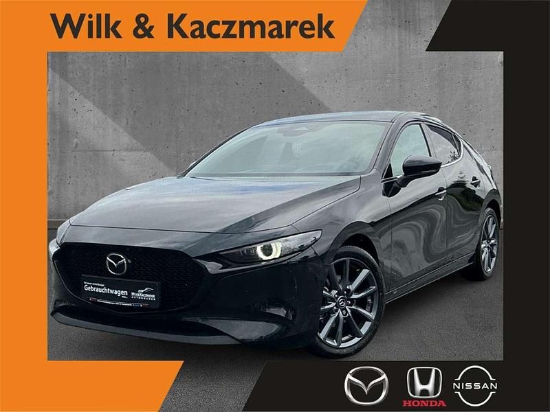 Jet black Gebraucht 2024 Mazda 3 Exclusive-Line Limousine | 24.900 € (Fairer Preis) - Bild 1/4