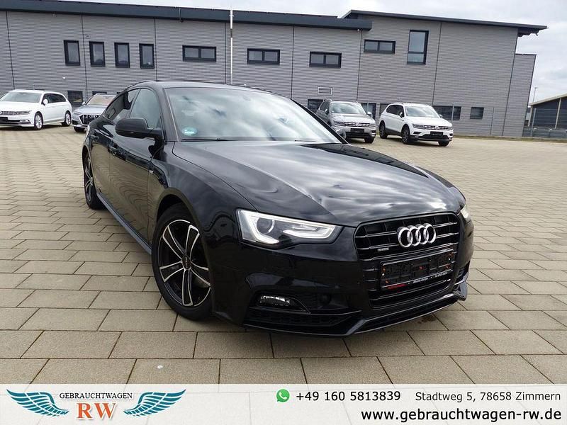 Gebraucht Audi A5 Sportback Sport 190 PS (139 kW) 2016 Schwarz Kleinwagen