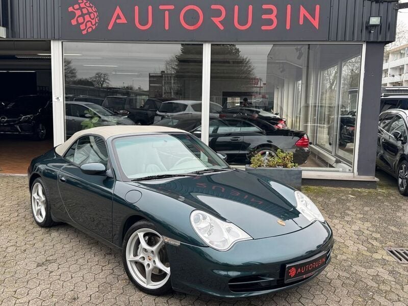 Grün Gebraucht 2003 Porsche 911 Carrera 4 Cabriolet Cabrio | 37.900 € (Guter Preis) - Bild 1/4