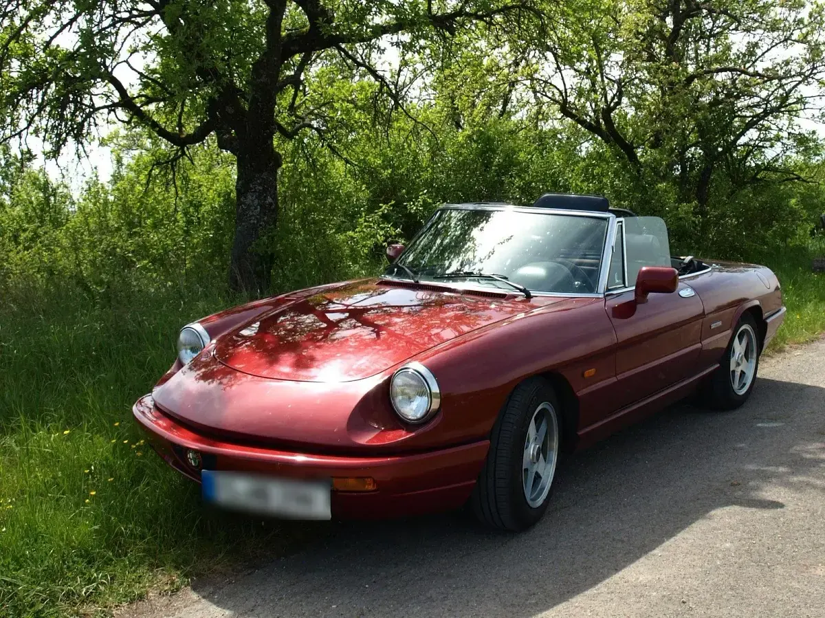 Gebraucht Alfa Romeo Spider 120 PS (88 kW) 1992 Rot Cabrio