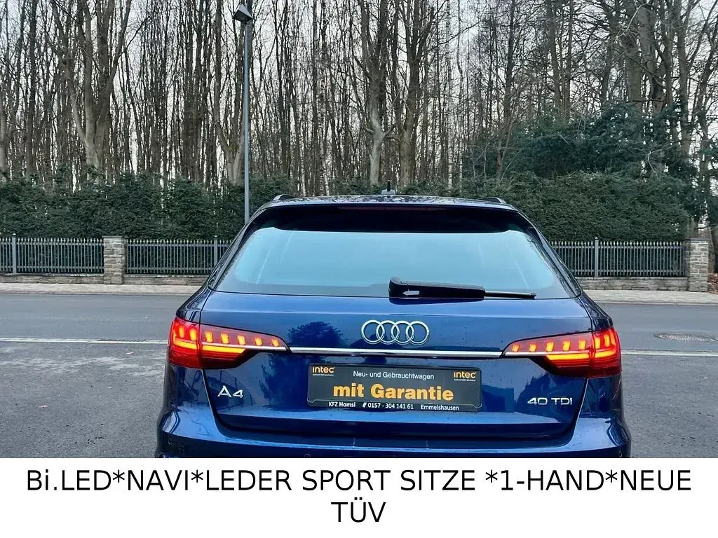 Gebraucht Audi A4 Advanced 190 PS (139 kW) 2020 Blau Kombi