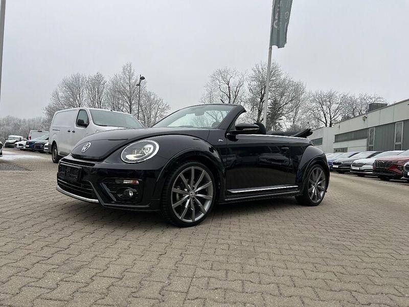 Deep black perleffekt Gebraucht 2017 VW Beetle R-line Cabrio | 19.990 € (Fairer Preis) - Bild 1/4