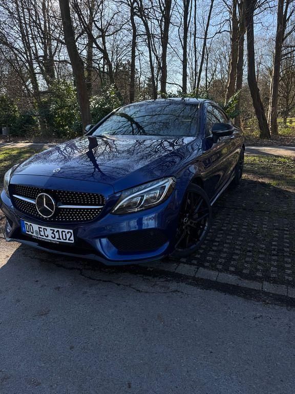 Gebraucht Mercedes C400 AMG line 333 PS (244 kW) 2017 Blau Coupé