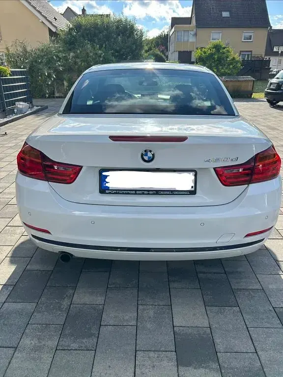 Gebraucht BMW 420 Cabriolet Sport Line 184 PS (135 kW) 2014 Weiß Cabrio