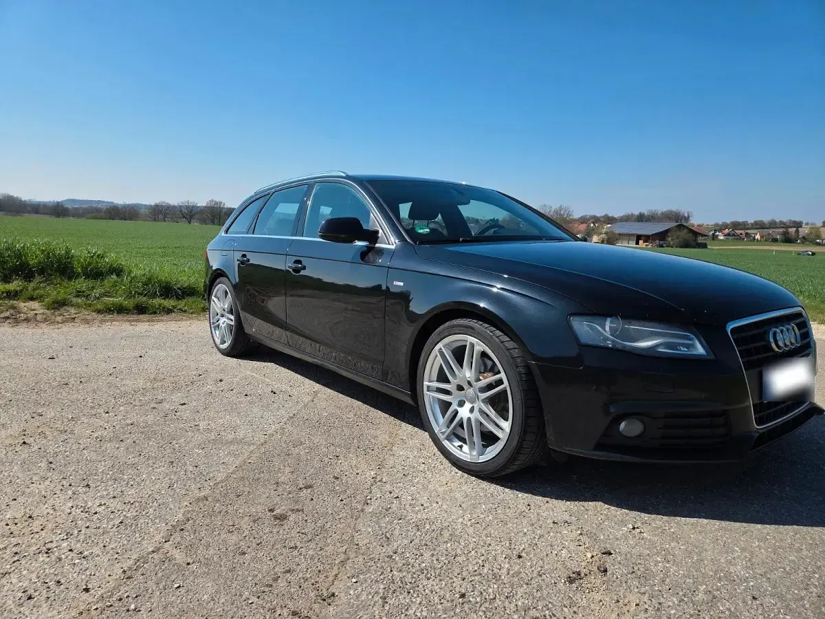 Używany Audi A4 S-Line 170 KM (125 kW) 2010 Czarny Kombi