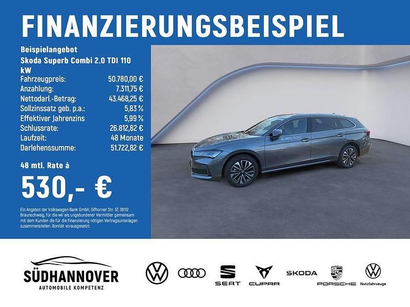 Gebraucht Skoda Superb Selection 150 PS (110 kW) 2026 Grau Kombi