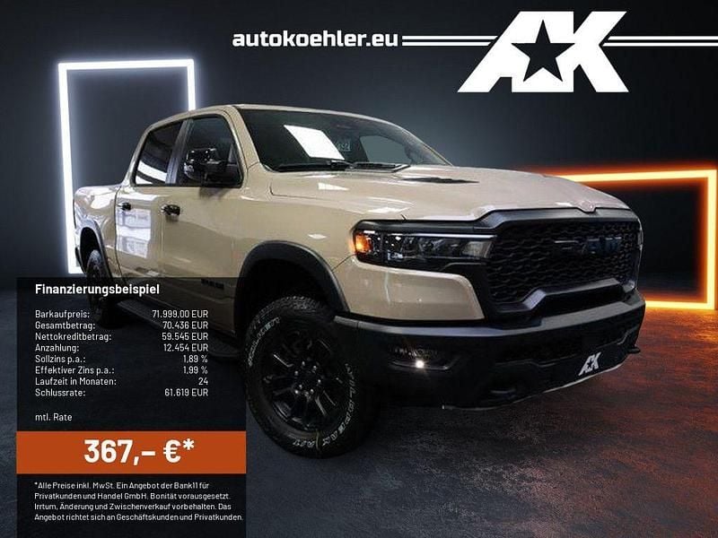 Schwarz Gebraucht 2025 Dodge Ram Abholung | 71.999 € (Superpreis) - Bild 1/4