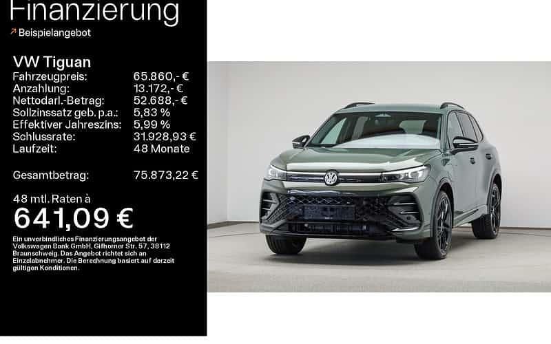 Grün Neu 2025 VW Tiguan R-line SUV | 65.860 € - Bild 1/4