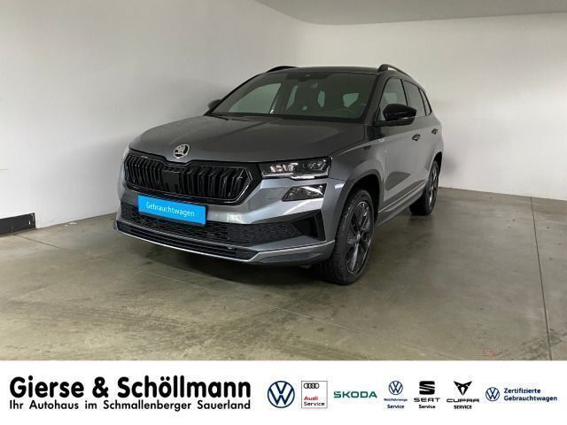 5x graphite grau metallic met. Gebraucht 2022 Skoda Karoq SportLine SUV | 32.450 € (Etwas zu teuer) - Bild 1/4