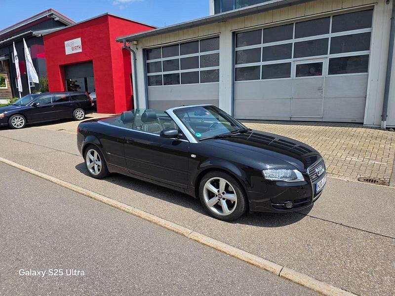 Schwarz Gebraucht 2008 Audi A4 Cabriolet S-Line Cabrio | 5.099 € (Guter Preis) - Bild 1/4