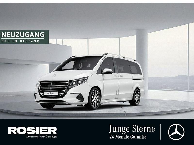 Weiss / bergkristallweiß Gebraucht 2025 Mercedes V300 Exclusive Van / Kleinbus | 91.950 € (Fairer Preis) - Bild 1/4