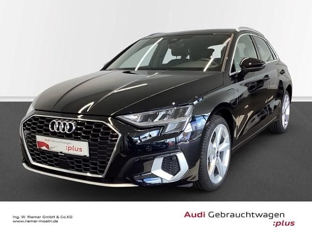 Mythosschwarz metallic Gebraucht 2024 Audi A3 Sportback e-tron Advanced Plus Kleinwagen | 31.849 € (Etwas zu teuer) - Bild 1/4
