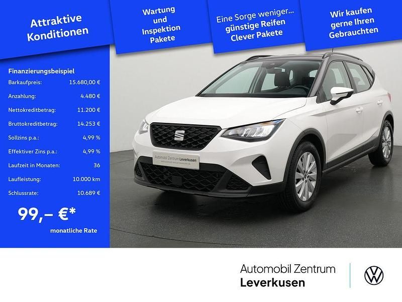 Candy weiss Gebraucht 2023 Seat Arona Style SUV | 15.680 € (Guter Preis) - Bild 1/4