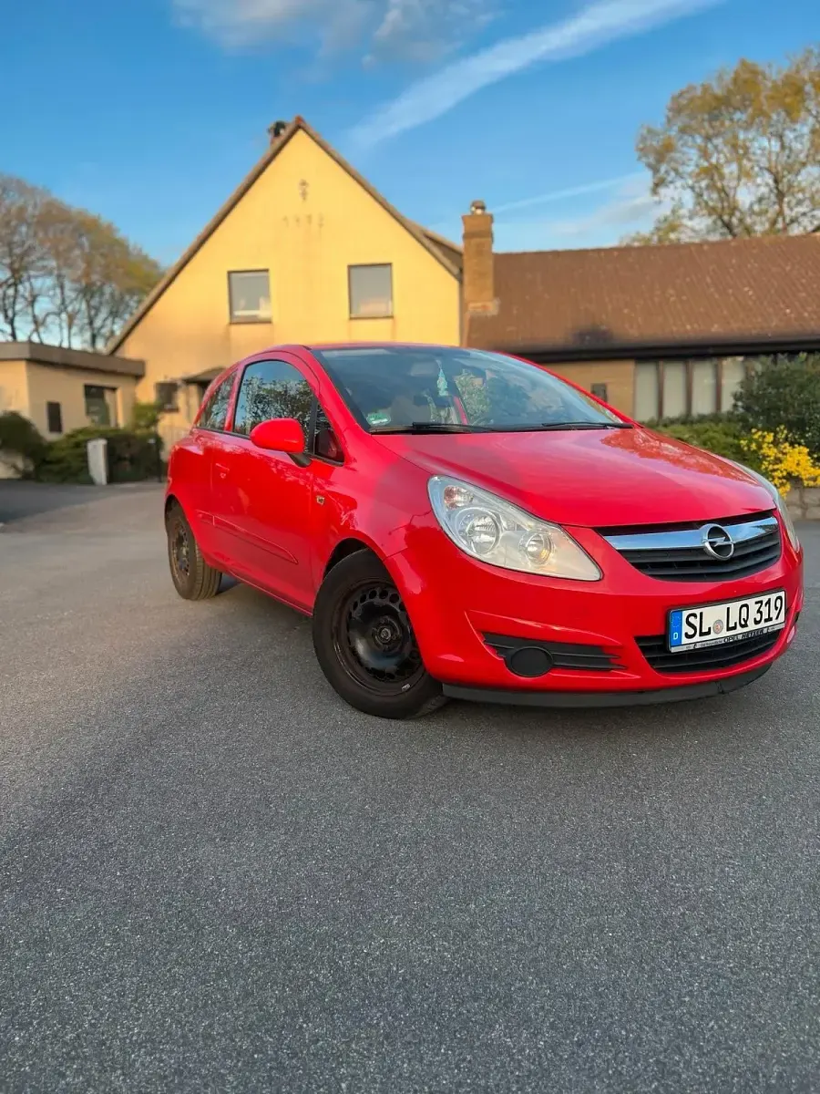 Używany Opel Corsa 80 KM (58 kW) 2007 Czerwony Hatchback