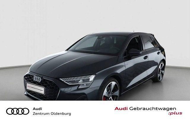 Grau Gebraucht 2024 Audi A3 Sportback Sport Limousine | 41.979 € (Teuer) - Bild 1/3