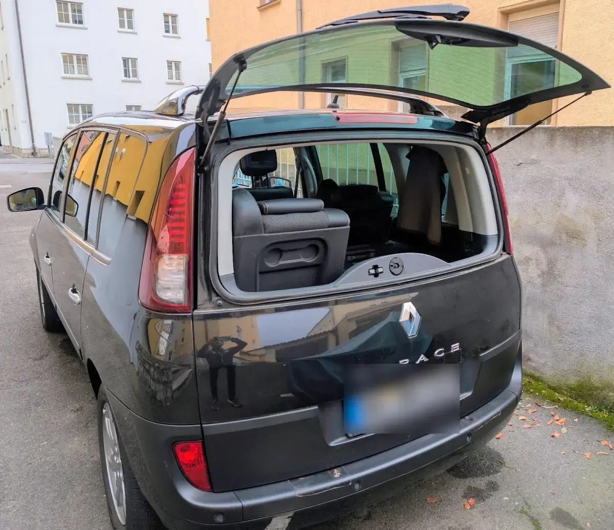 Gebraucht Renault Espace 150 PS (110 kW) 2012 Schwarz Van / Kleinbus