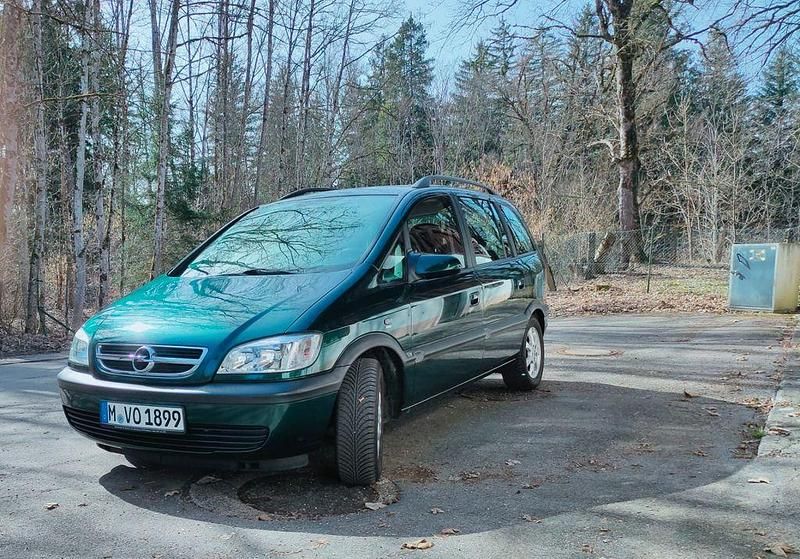 Gebraucht Opel Zafira Njoy 101 PS (74 kW) 2004 Grün Van / Kleinbus
