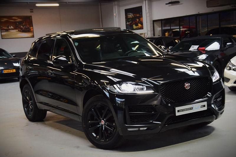 Schwarz Gebraucht 2019 Jaguar F-Pace R-Sport SUV | 15.800 € (Superpreis) - Bild 1/4