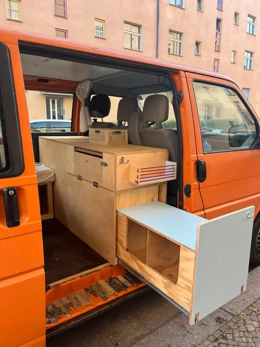 Gebraucht VW T4 68 PS (50 kW) 2001 Orange Van