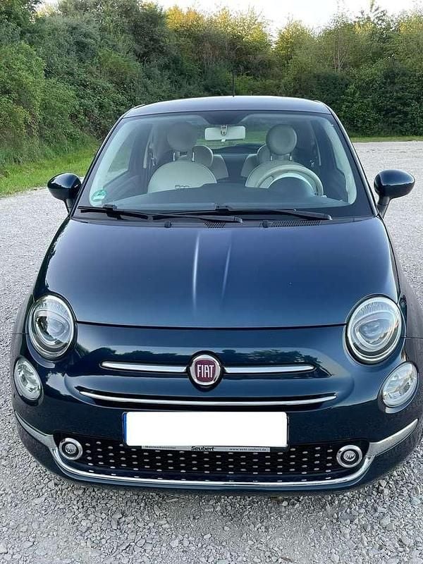 Blau Gebraucht 2019 Fiat 500 Limousine | 8.900 € (Superpreis) - Bild 1/4