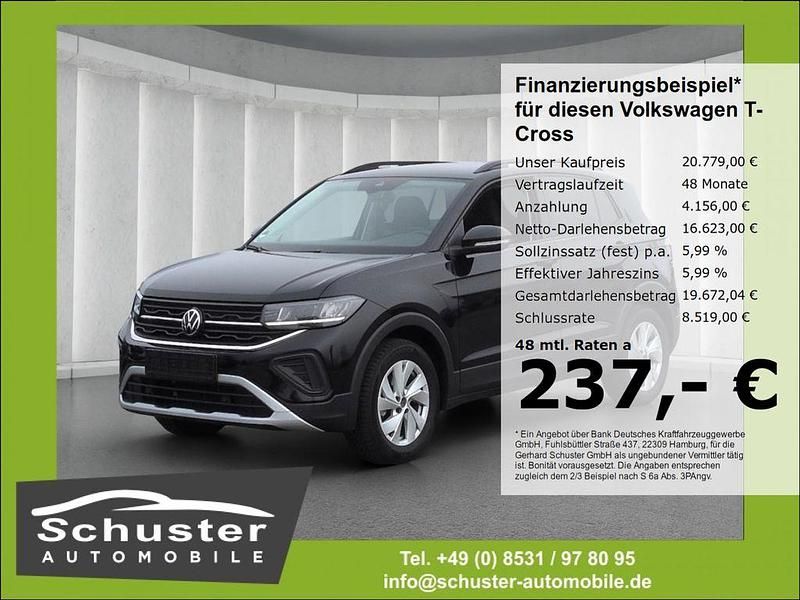Gebraucht VW T-Cross R 95 PS (69 kW) 2025 Schwarz SUV