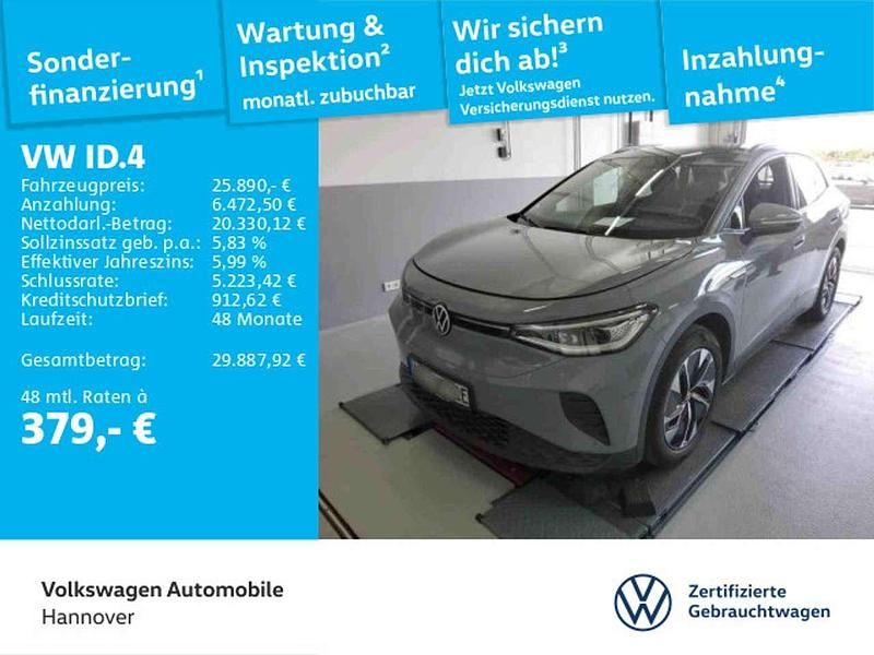 Mondsteingrau Gebraucht 2022 VW ID.4 Pro Performance SUV | 25.890 € (Fairer Preis) - Bild 1/3